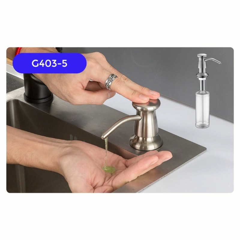 Дозатор для кухонной мойки врезной Gappo G403-5 фото-4