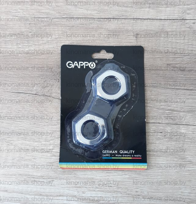 Гайки крепежные для смесителя для ванны Gappo G71-2 (хром,F3/4",2шт.) фото-6