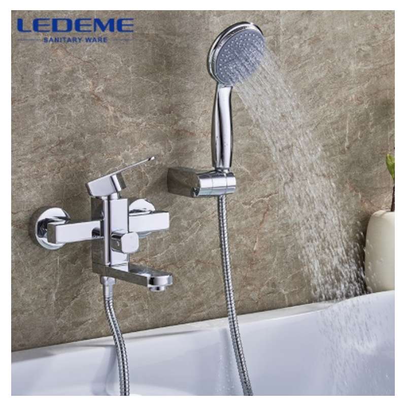 Смеситель для ванны с коротким изливом Ledeme L3233
