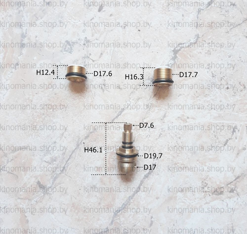 Детали шарового дивертора для смесителя Oute TP12 - фото2