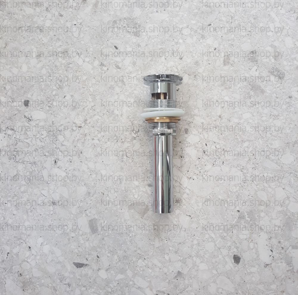 Донный клапан для умывальника с переливом и удлинителем Savol S-XS001 (хром) фото-2