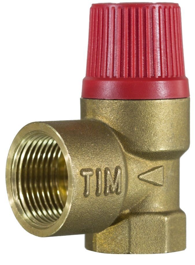 Предохранительный клапан Г-Г для горячей воды TIM BL22FF-K-3 - фото1