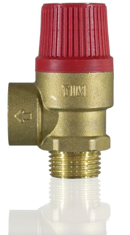Предохранительный клапан Г-Ш для горячей воды TIM BL22MF-K-3 - фото1