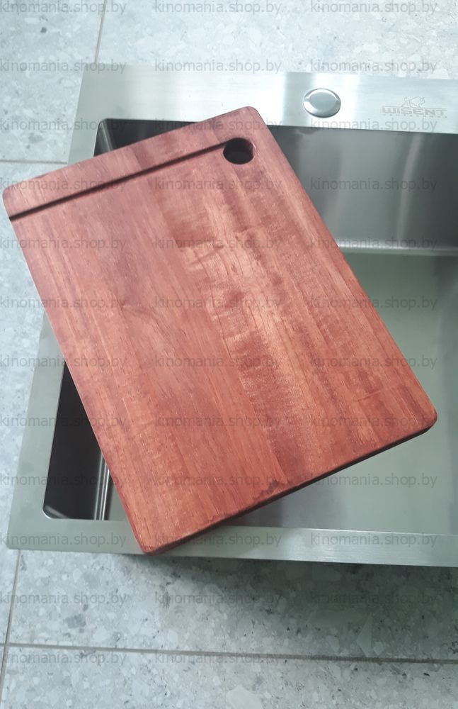 Доска разделочная деревянная для кухонной мойки Vitovt R3626 (Wisent WT303624) фото-6