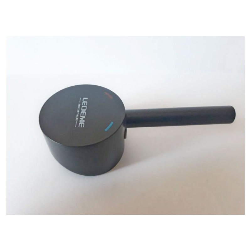 Ручка для смесителя Ledeme H155B (под 35 мм, металл, чёрный) фото-2