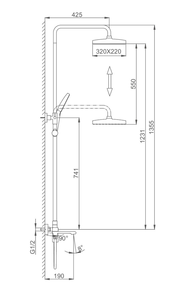 Душевая система Frap F2484-9 фото-6