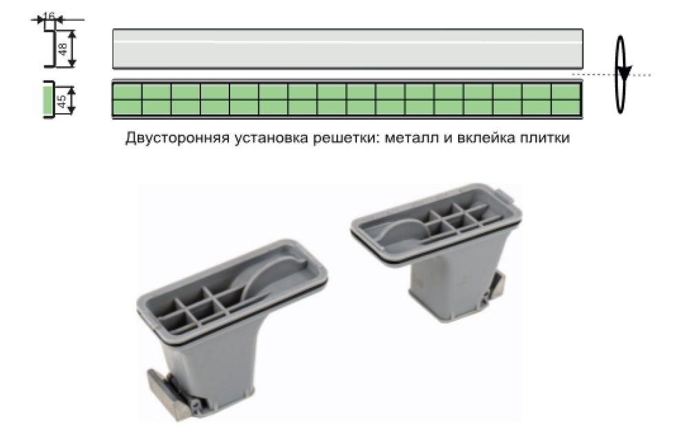 Душевой трап ZEISSLER BAD716002 Profi фото-6