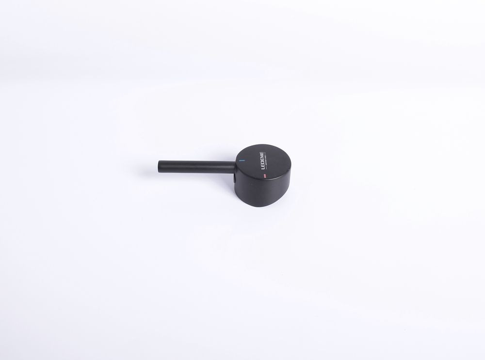 Ручка для смесителя Ledeme H155B-90 (под 35 мм,металл,чёрный,под 90) - фото2