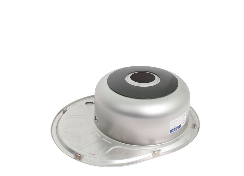 Мойка кухонная нержавейка Ledeme L65745-6L (овал),(врезная),(левая:чаша слева,сушка справа),(570х450*170),(декор),(0,6мм),(сифон,крепление,уплотнитель) фото-9 Мойка кухонная нержавейка Ledeme L65745-6L (овал),(врезная),(левая:чаша слева,сушка справа),(570х450*170),(декор),(0,6мм),(сифон,крепление,уплотнитель) фото-9