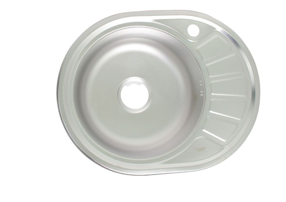 Мойка кухонная нержавейка Ledeme L65745-6L (овал),(врезная),(левая:чаша слева,сушка справа),(570х450*170),(декор),(0,6мм),(сифон,крепление,уплотнитель) фото-8 Мойка кухонная нержавейка Ledeme L65745-6L (овал),(врезная),(левая:чаша слева,сушка справа),(570х450*170),(декор),(0,6мм),(сифон,крепление,уплотнитель) фото-8