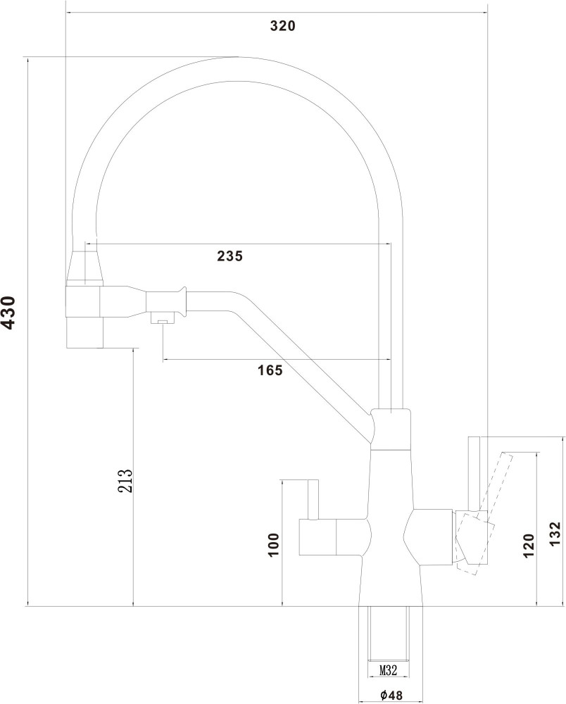 Смеситель для кухни Fmark FS1162-H01 фото-4