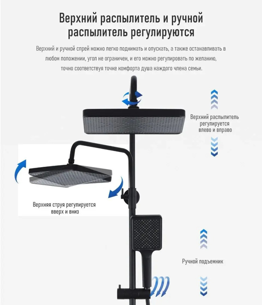 Душевая система Frap F2484-6 фото-10