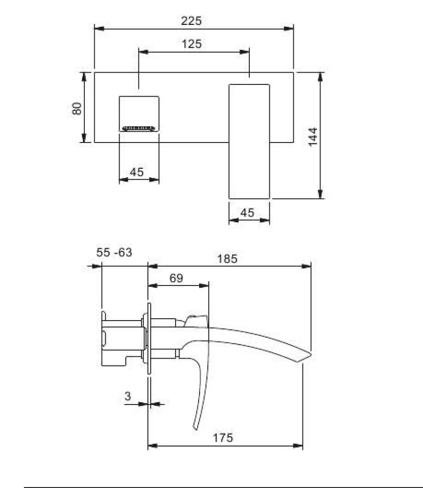 Смеситель для умывальника Gappo G1007-23 фото-9