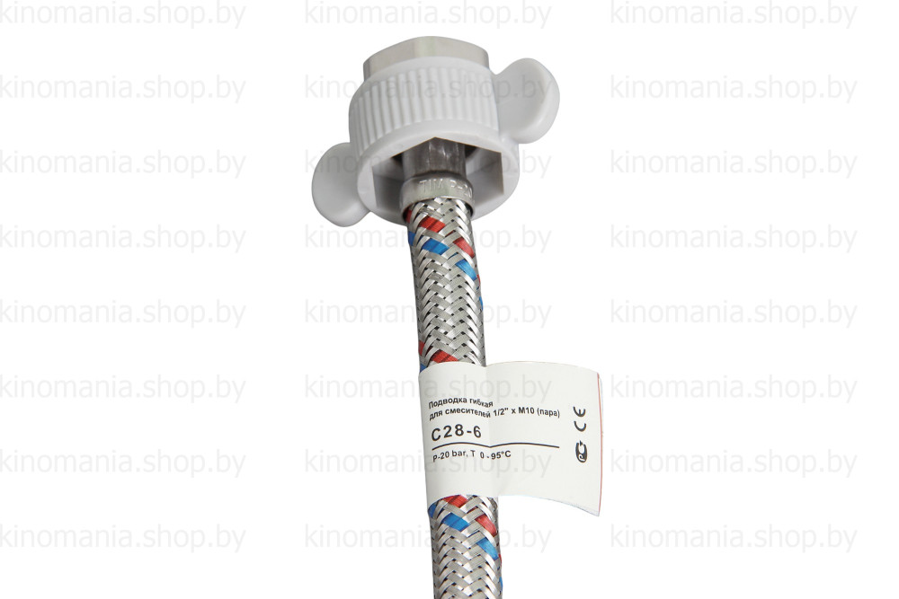 Гибкая подводка для смесителя TIM C28-60 (60см,20bar,100°С) фото-9