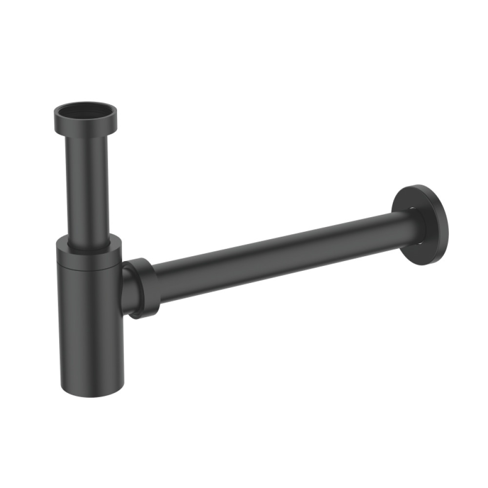 Сифон металлический для умывальника чёрный Ledeme L81B (RL81B) - фото1
