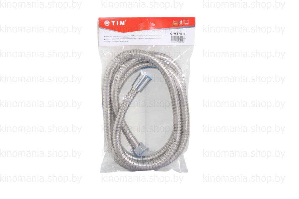 Шланг для душа TIM C-M175-1 (1/2",imp/imp,EPDM,175см,10bar, 60°C) фото-9