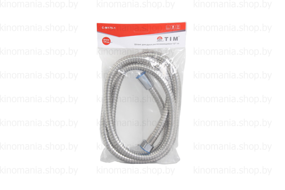 Шланг для душа TIM C-M175-1 (1/2",imp/imp,EPDM,175см,10bar, 60°C) фото-8