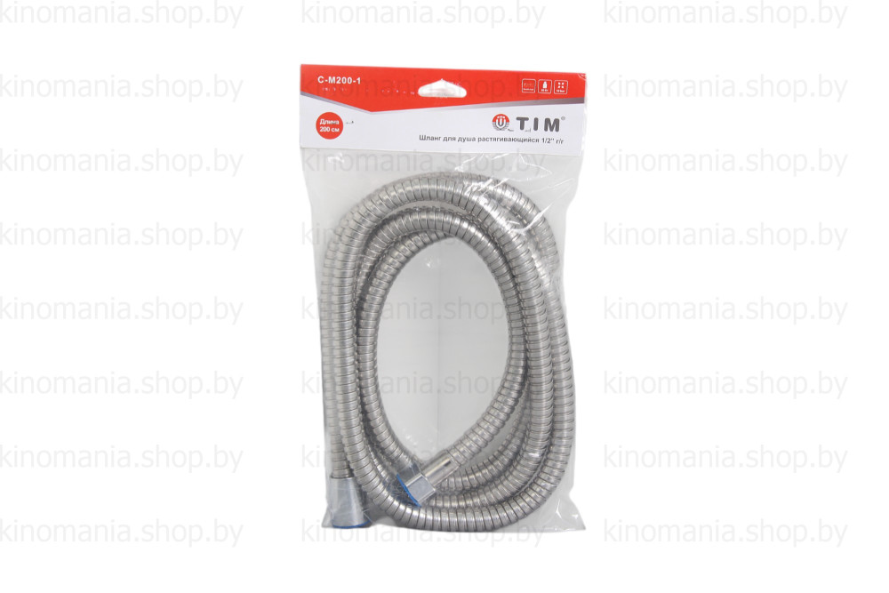 Шланг для душа TIM C-M200-1 (1/2",imp/imp,EPDM,200см,10bar, 60°C) фото-6