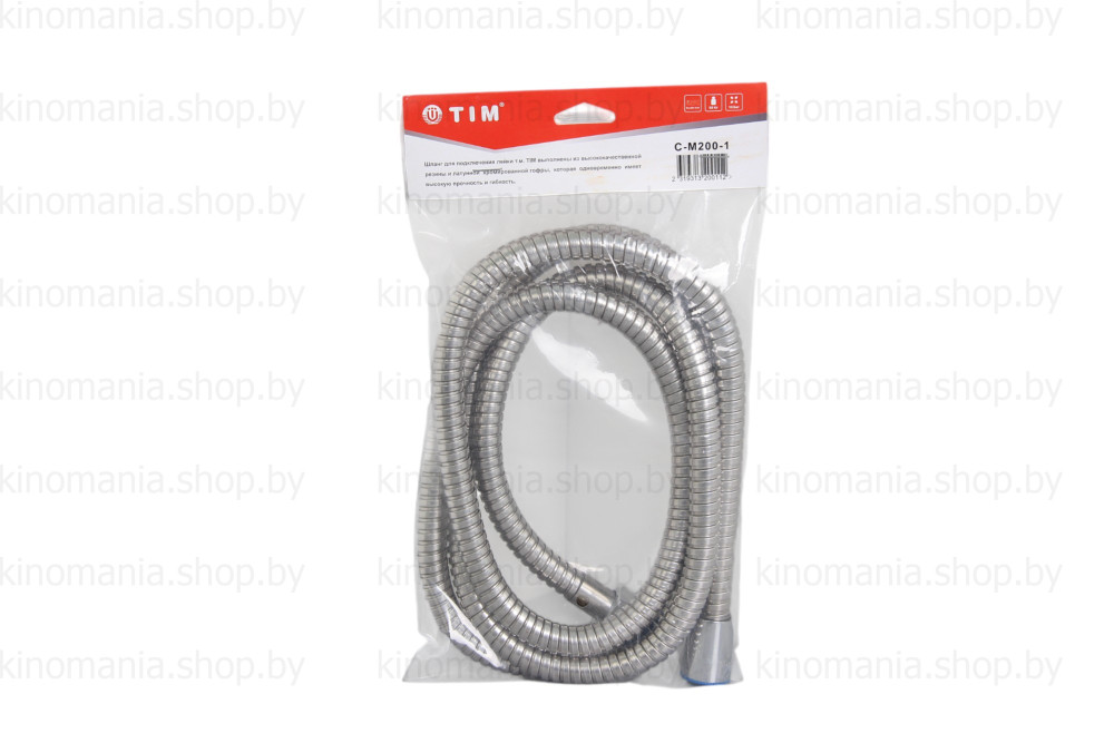 Шланг для душа TIM C-M200-1 (1/2",imp/imp,EPDM,200см,10bar, 60°C) фото-5