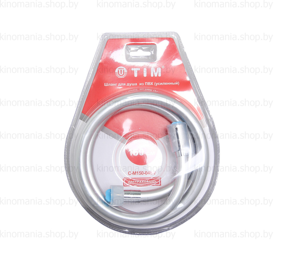 Шланг для душа TIM C-M175-04SV (1/2",imp/imp,силикон,EPDM,175см,16bar, 80°C) фото-5