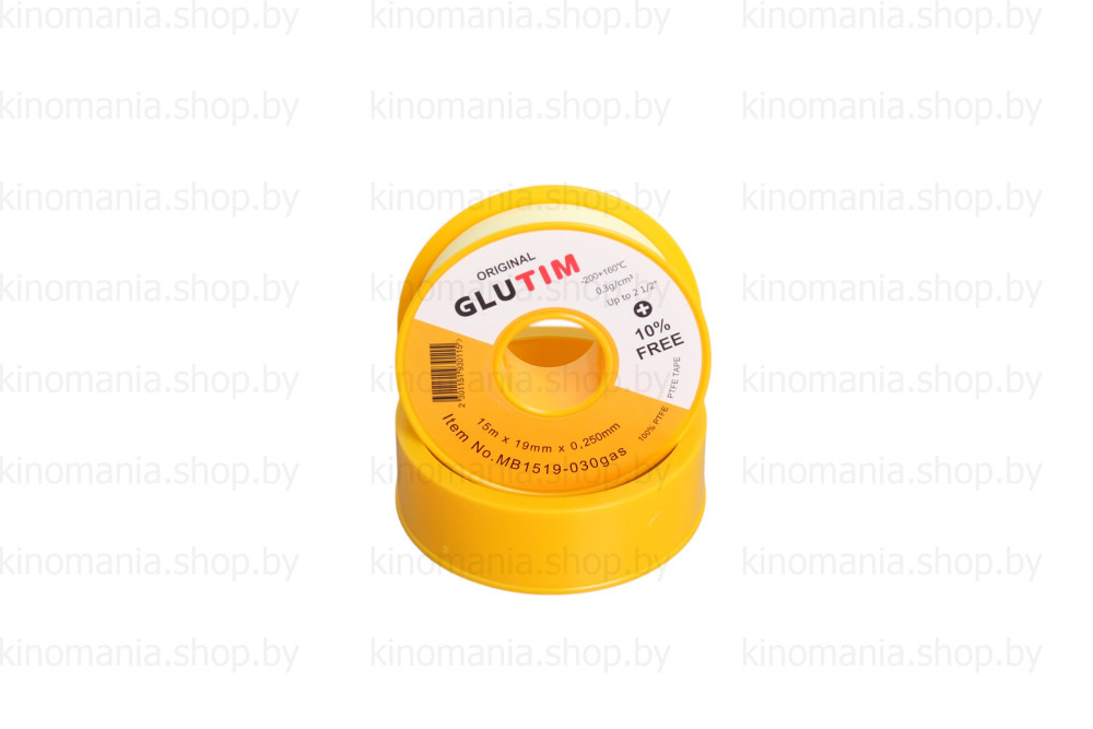 Фумлента для газа TIM MB1519-030gas (большая,19мм*0,25мм*15м;0,3г/см3;до 3/4";-200°C+100°C) фото-3