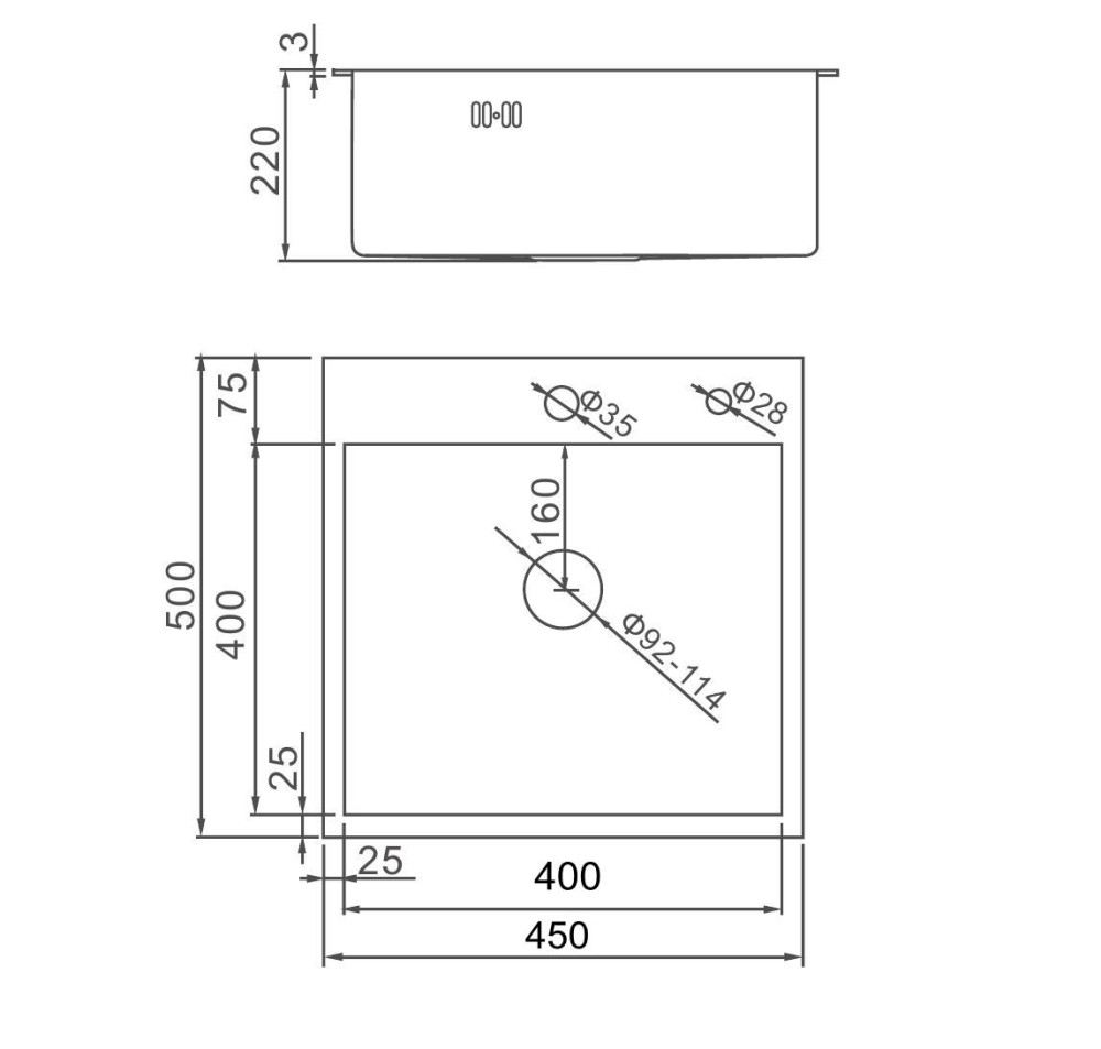 Мойка кухонная Gerhans K34550B - фото2 Мойка кухонная Gerhans K34550B - фото2