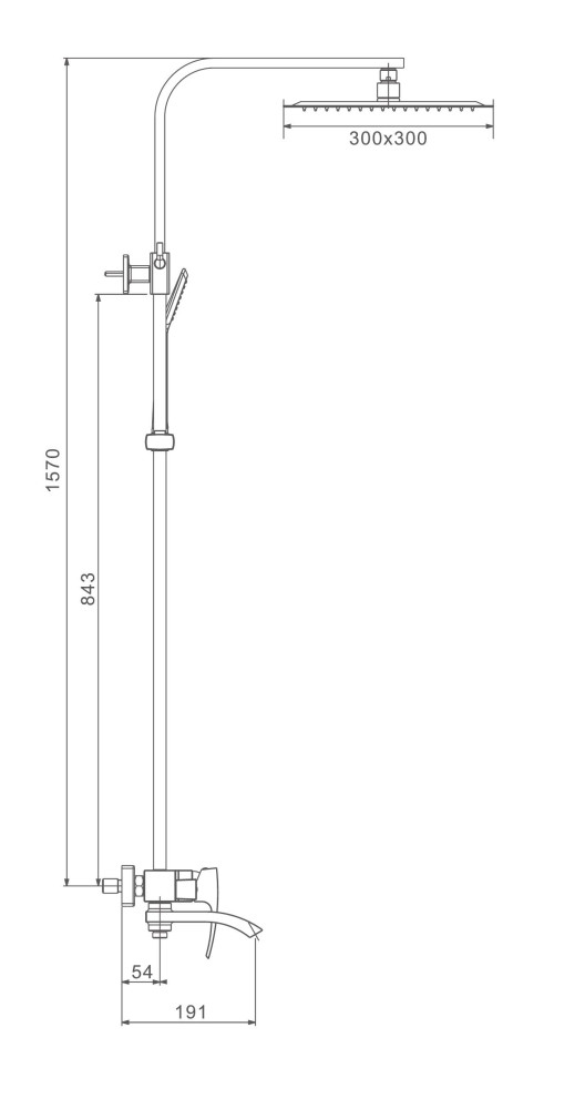 Душевая система Gappo G2407-33 фото-3