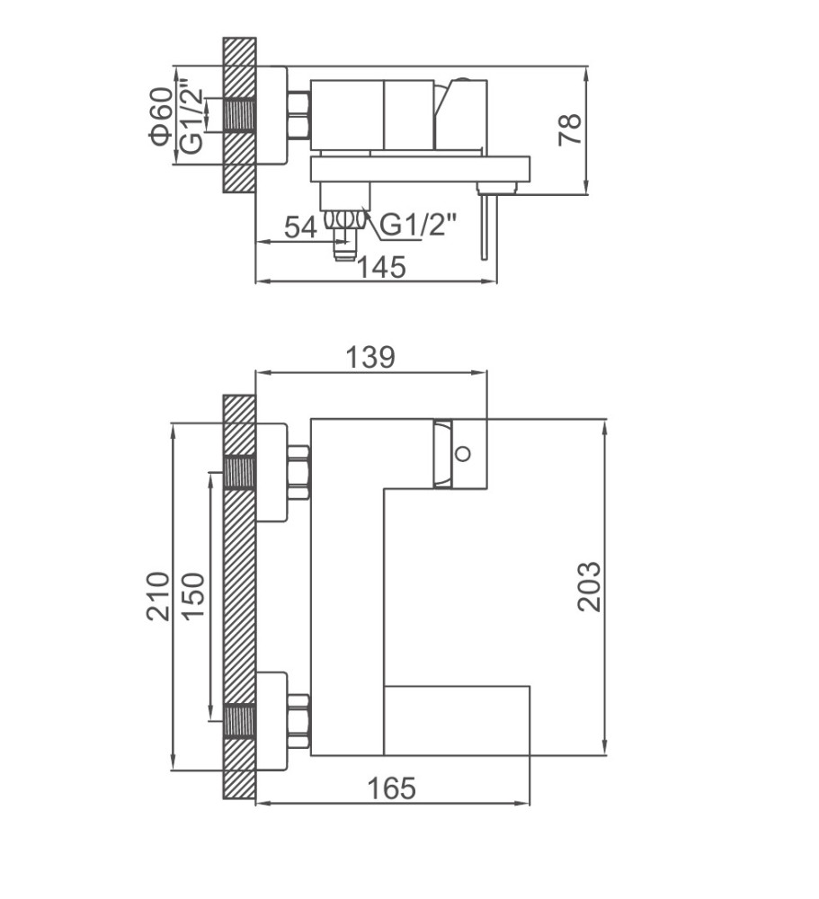 Смеситель для ванны Ledeme L73125 фото-4