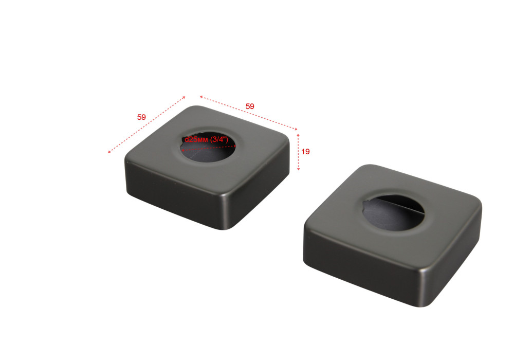 Отражатели с эксцентриками для смесителя Vitovt KvGS-L59-d25-h19 Отражатели с эксцентриками для смесителя Vitovt KvGS-L59-d25-h19