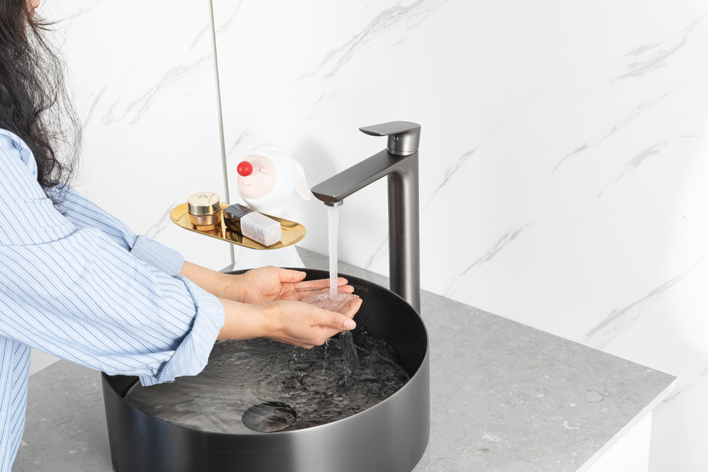 Смеситель для умывальника Gappo G1048-92 фото-5