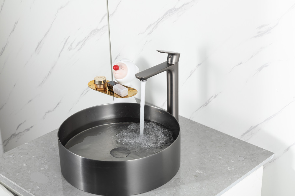 Смеситель для умывальника Gappo G1048-92 фото-4