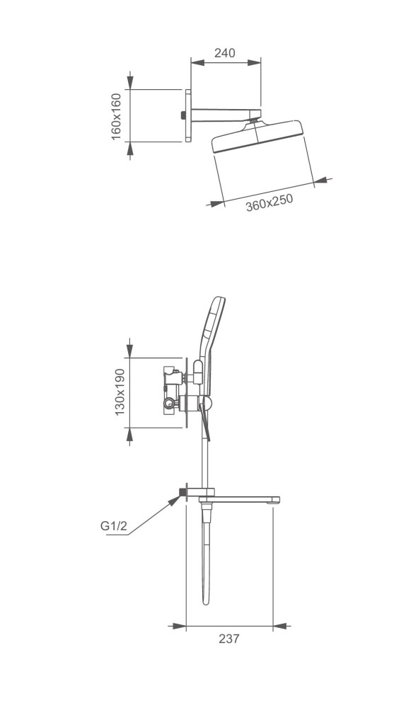 Душевая система Gappo G7110-3 - фото2 Душевая система Gappo G7110-3 - фото2
