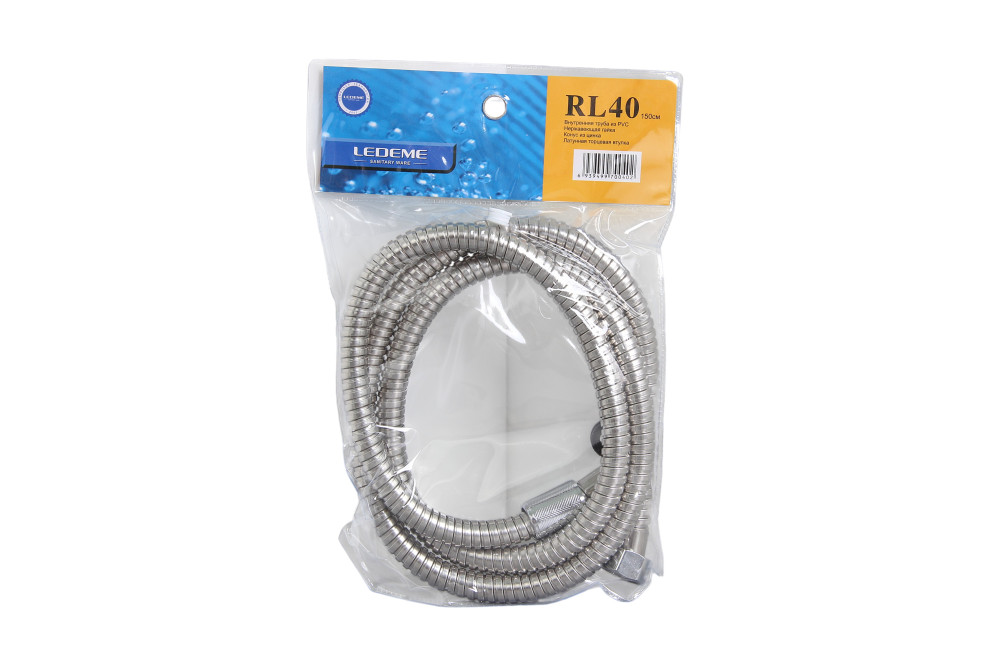 Шланг для душа Ledeme L40 (1,5м;Imp/Imp) - фото2 Шланг для душа Ledeme L40 (1,5м;Imp/Imp) - фото2