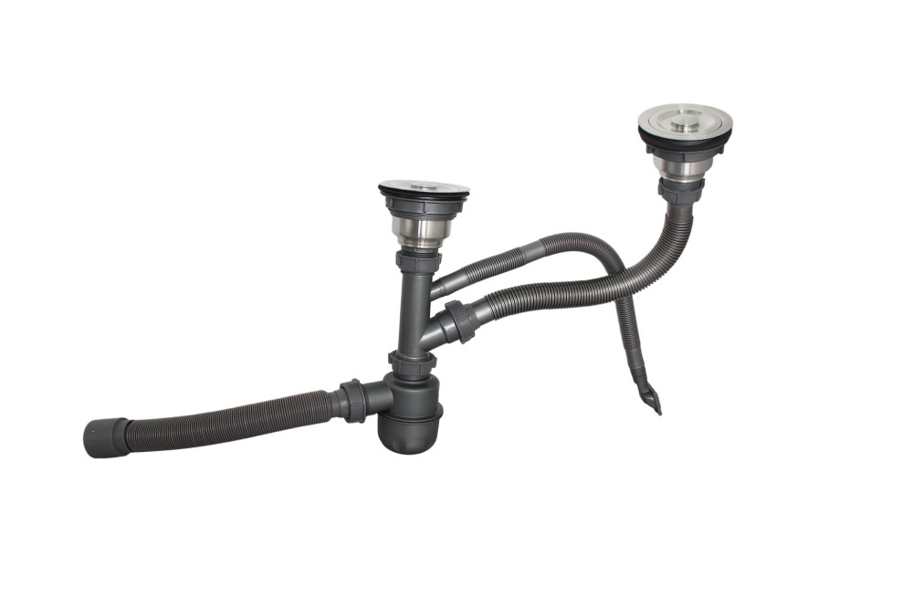 Сифон для кухонной мойки WISENT W02-2-114 - фото1 Сифон для кухонной мойки WISENT W02-2-114 - фото1