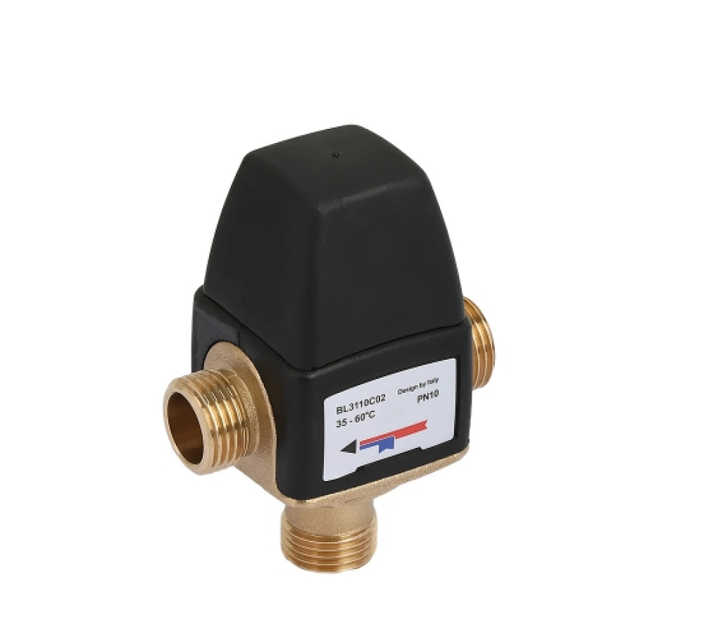 Термостатический смесительный клапан TIM BL3110C04 (1", 35-60°С) - фото1 Термостатический смесительный клапан TIM BL3110C04 (1", 35-60°С) - фото1