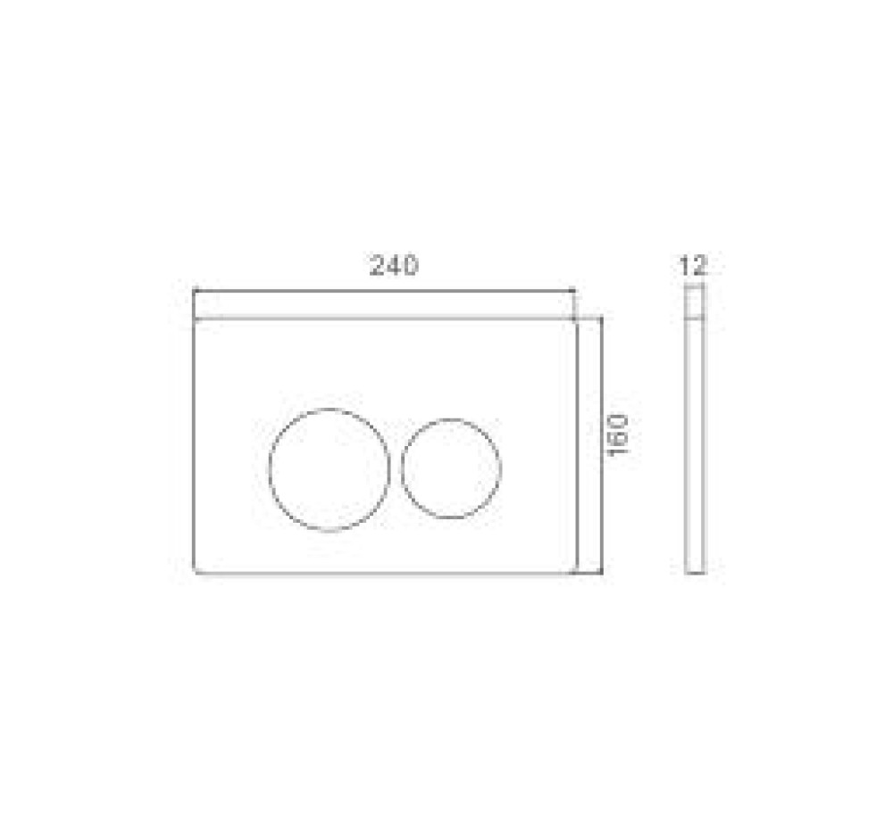 Панель смыва для системы инсталляции для унитаза Gappo GM3101-3 - фото2