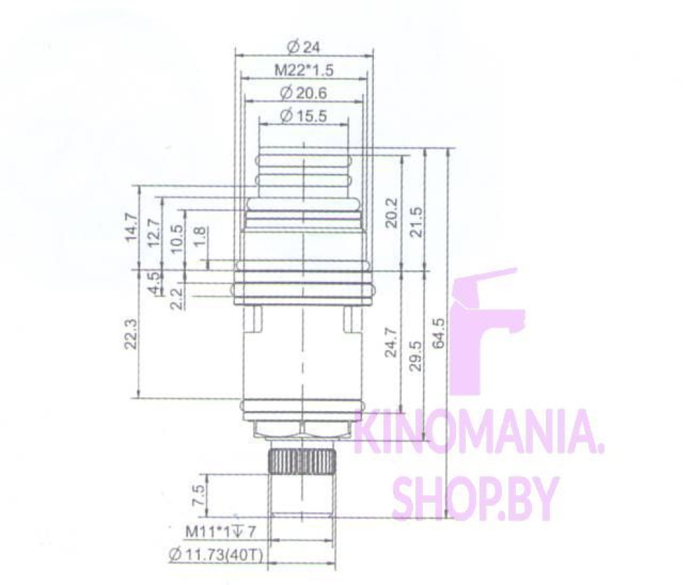 Кран-букса для смесителя Raglo R501.527A фото-3