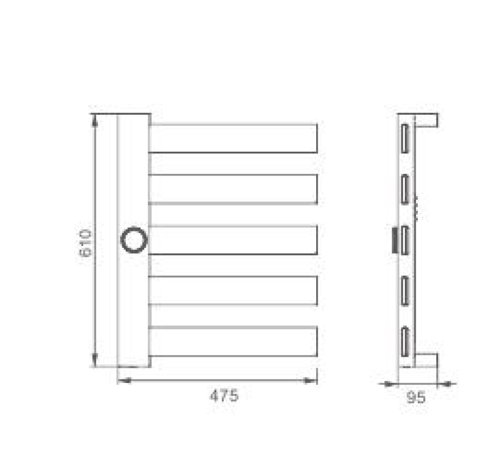 Электрический полотенцесушитель Frap FR2045-6 фото-3
