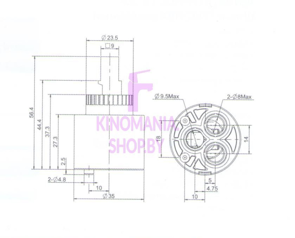 Картридж для смесителя Raglo R500.35 (R500.35-1,2026) фото-3
