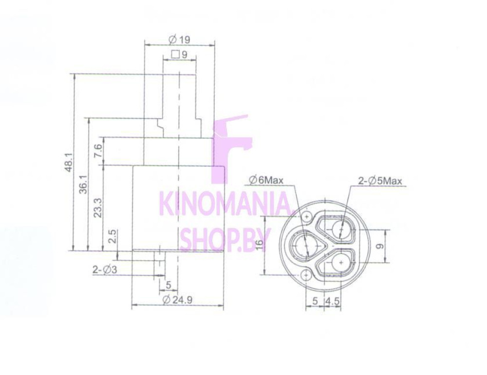 Картридж для смесителя Raglo R500.25 (R500.25-1,2026) фото-3