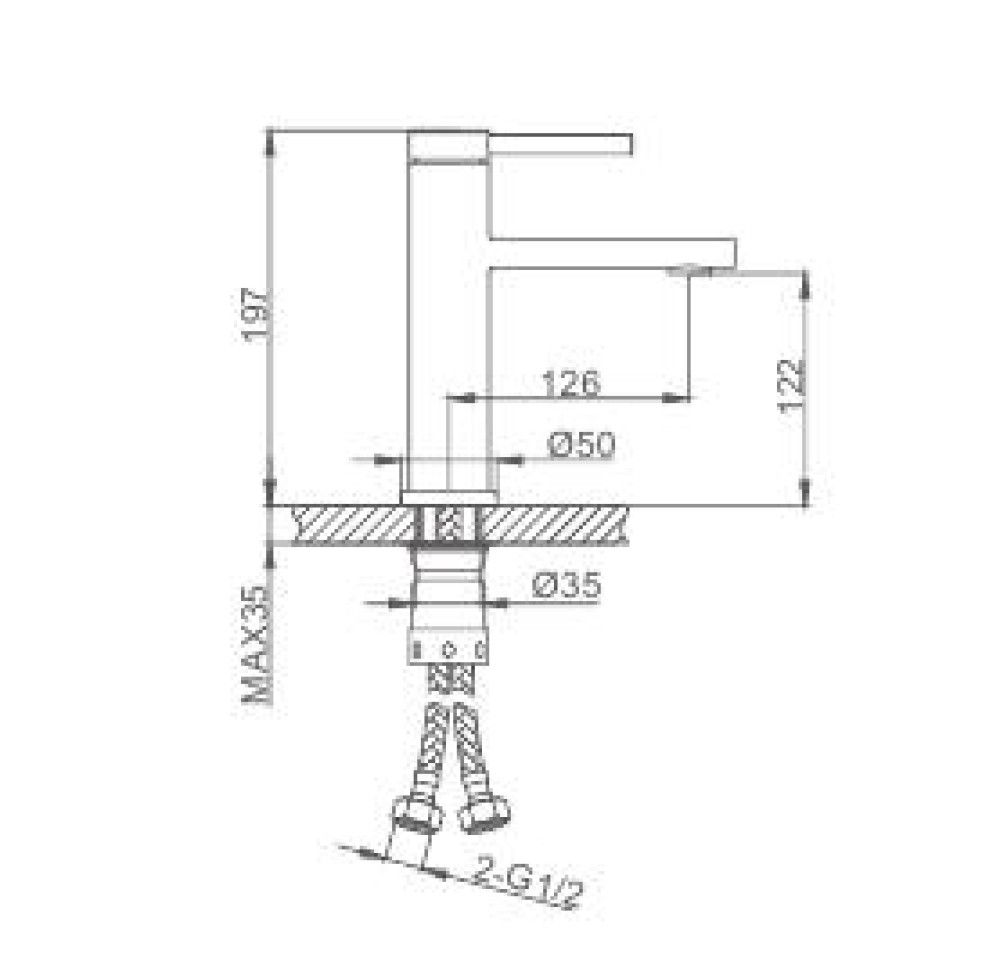 Смеситель для умывальника Frap F10808-9 фото-3 Смеситель для умывальника Frap F10808-9 фото-3