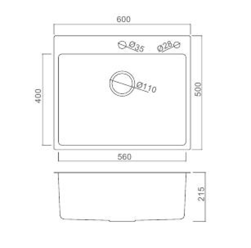 Мойка кухонная Frap FS6050-3 фото-3