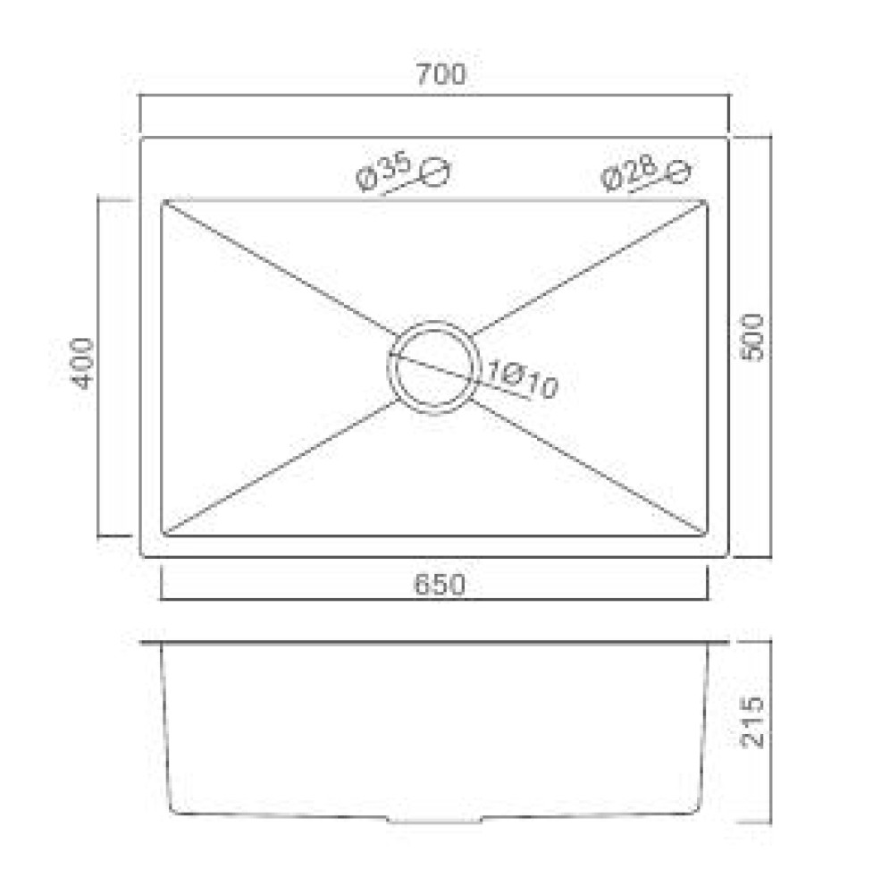 Мойка кухонная Frap FS7050 фото-4