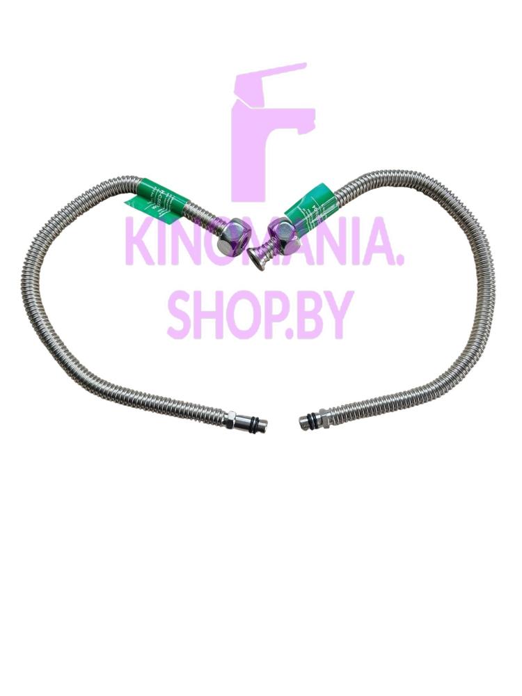 Подводка для смесителя из нержавеющей гофрированной трубы SUS304 1/2x10 Г/Ш TIM H-CS0210-04 - 40 см (пара,15 bar,100°C) фото-6 Подводка для смесителя из нержавеющей гофрированной трубы SUS304 1/2x10 Г/Ш TIM H-CS0210-04 - 40 см (пара,15 bar,100°C) фото-6