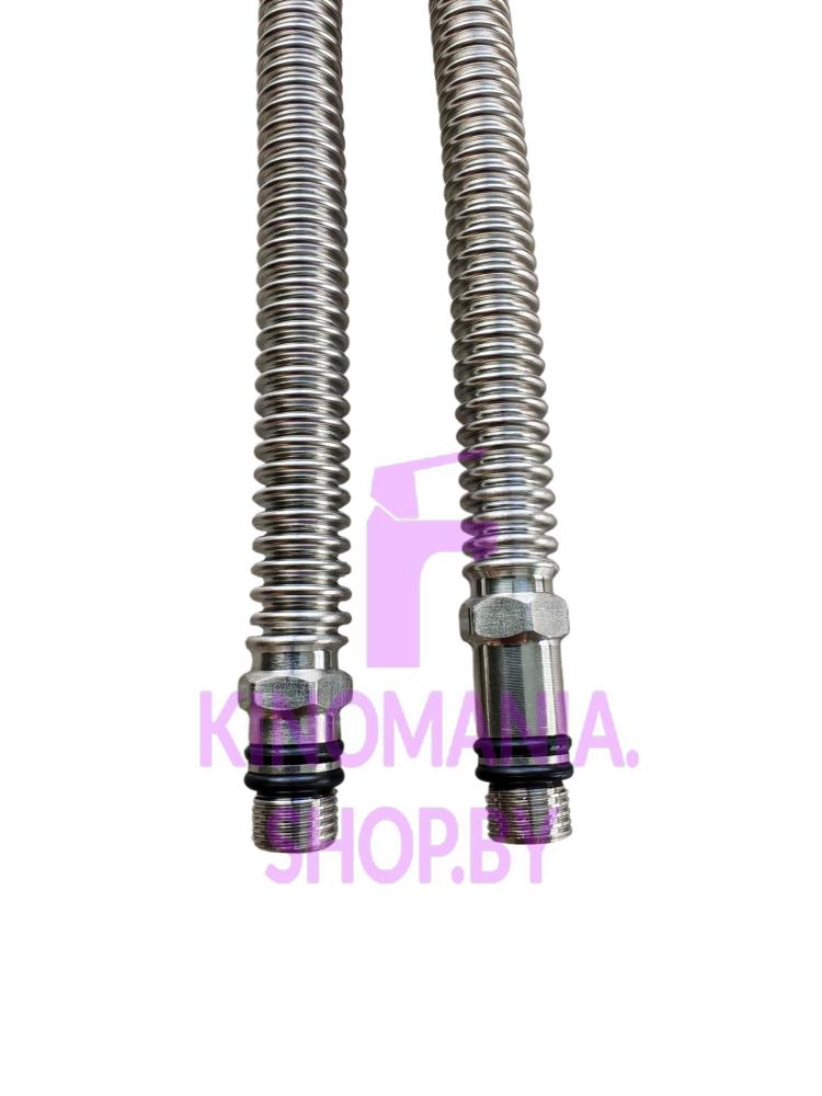 Подводка для смесителя из нержавеющей гофрированной трубы SUS304 1/2x10 Г/Ш TIM H-CS0210-04 - 40 см (пара,15 bar,100°C) фото-4 Подводка для смесителя из нержавеющей гофрированной трубы SUS304 1/2x10 Г/Ш TIM H-CS0210-04 - 40 см (пара,15 bar,100°C) фото-4