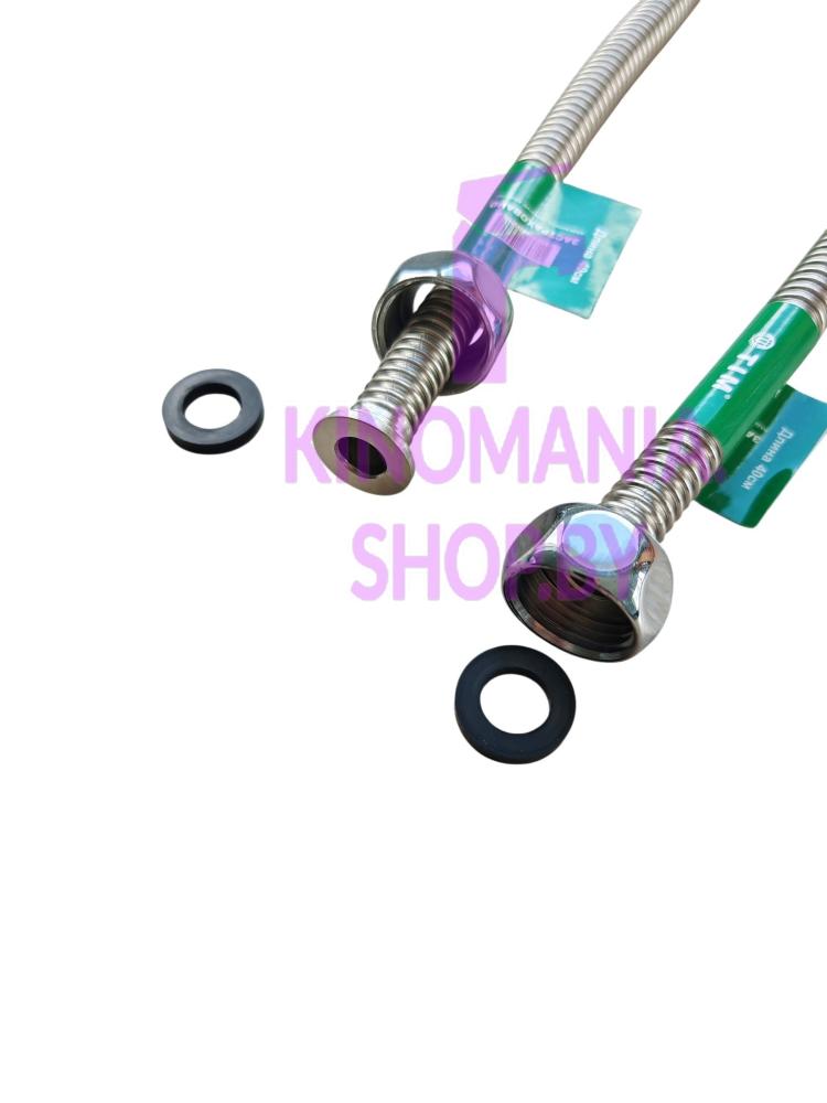 Подводка для смесителя из нержавеющей гофрированной трубы SUS304 1/2x10 Г/Ш TIM H-CS0210-05 - 50 см (пара,15 bar,100°C) фото-6 Подводка для смесителя из нержавеющей гофрированной трубы SUS304 1/2x10 Г/Ш TIM H-CS0210-05 - 50 см (пара,15 bar,100°C) фото-6
