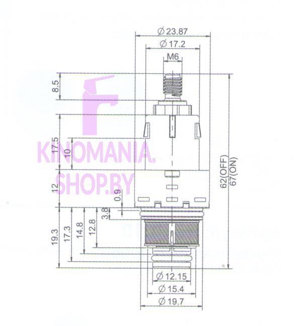 Картридж термостатический для смесителя Raglo R501.528A фото-3 Картридж термостатический для смесителя Raglo R501.528A фото-3