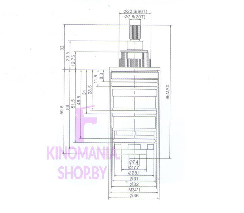 Картридж термостатический для смесителя Raglo R502.551R фото-3 Картридж термостатический для смесителя Raglo R502.551R фото-3