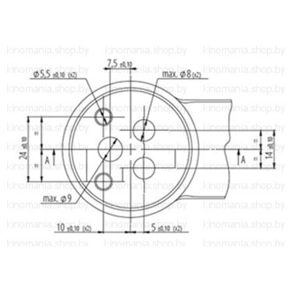 Картридж керамический для смесителя (под ручку-рычаг) Ledeme M50-4 (40мм) фото-3