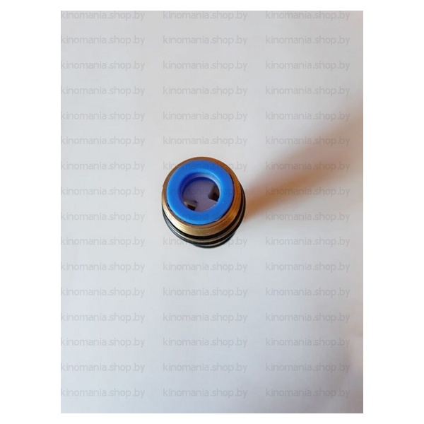 Кран-букса Gappo G52-6 (1/2",90°,в дивертор, синяя резинка) фото-6